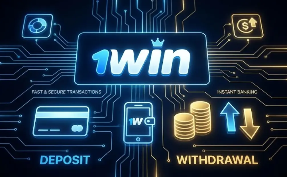 1win platformasında depozit və pul çıxarma əməliyyatları üçün ödəniş üsulları