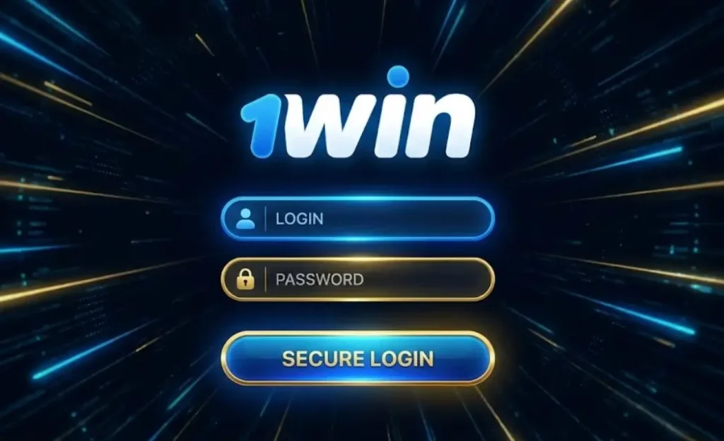 1win şəxsi hesabına giriş pəncərəsi və mobil tətbiq interfeysi