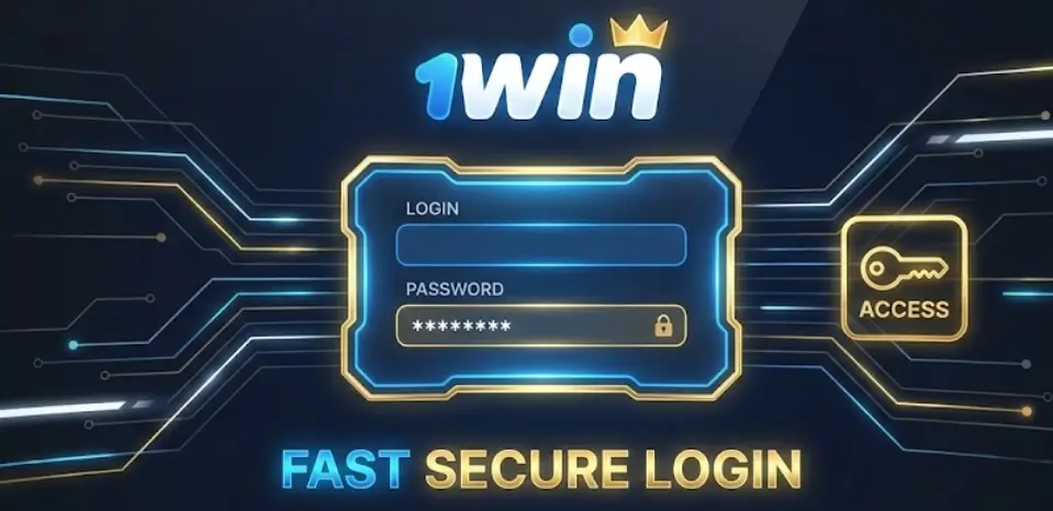 1win giriş paneli və şəxsi hesab interfeysi