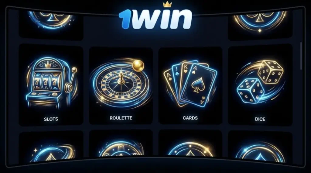 1win AZ onlayn kazino oyun kataloqu və müxtəlif slot maşınları